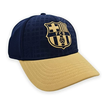Barcelona czapka baseballówka gold
