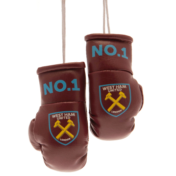 West Ham United mini rękawice bokserskie No.1 text