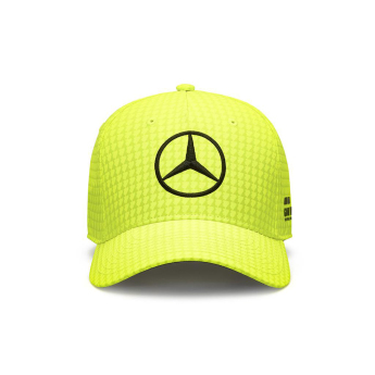 Mercedes AMG Petronas dziecięca czapka baseballowa Lewis Hamilton yellow F1 Team 2023