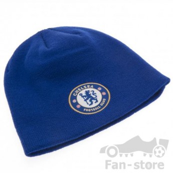 Chelsea czapka zimowa blue logo