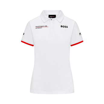 Porsche Motorsport damska koszulka polo white 2023