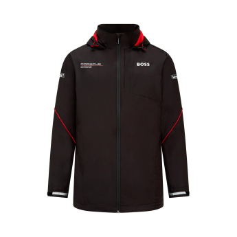 Porsche Motorsport męska kurtka z kapturem Rainjacket Black 2023