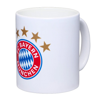 Bayern Monachium kubek 5 stars white