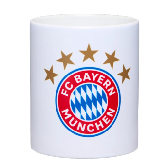 Bayern Monachium kubek 5 stars white
