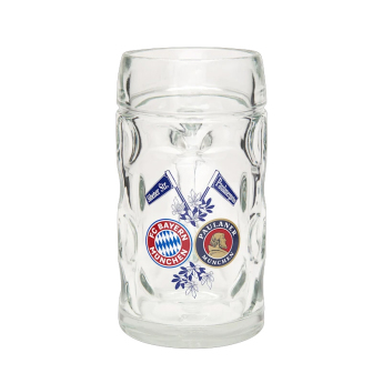 Bayern Monachium szklanka beer bottle