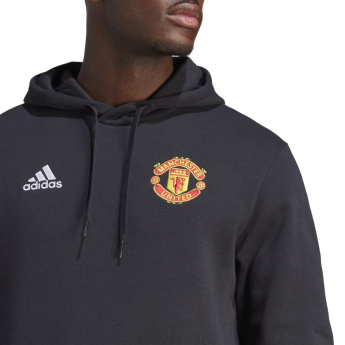 Manchester United męska bluza z kapturem DNA Club black