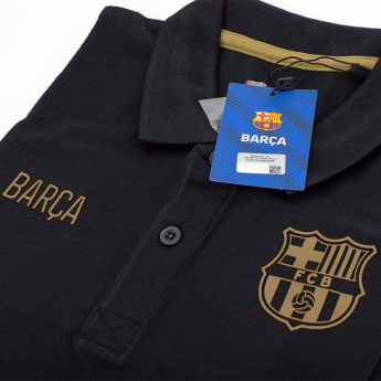 Barcelona męska koszulka polo Crest gold