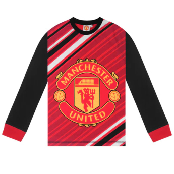 Manchester United piżama dziecięca Long black
