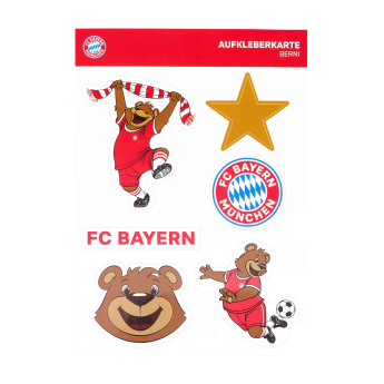 Bayern Monachium zestaw naklejek Berni