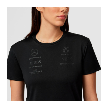 Mercedes AMG Petronas koszulka damska stealth black F1 Team 2023