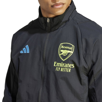 Arsenal męska bluza piłkarska Tiro Present black