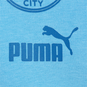 Manchester City męska bluza z kapturem FtblCore blue
