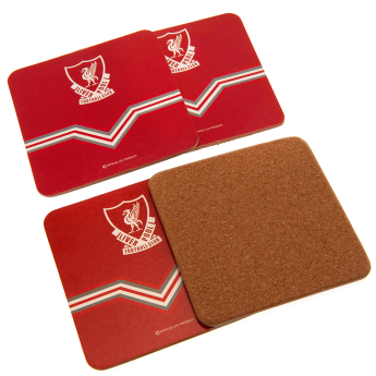 Liverpool podkładka pod kubek 4pk Retro Coasters