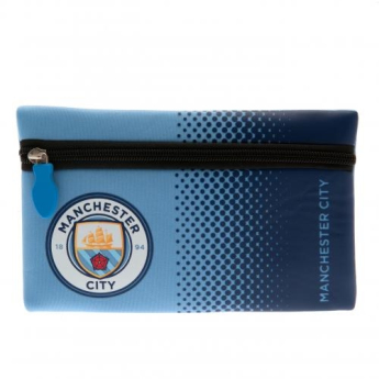 Manchester City piórnik na ołówki flat fade