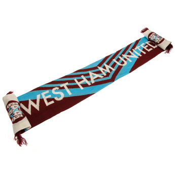West Ham United szalik zimowy Retro 1976