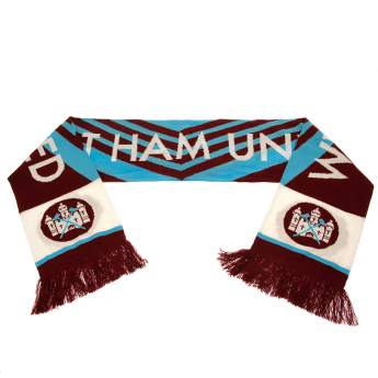 West Ham United szalik zimowy Retro 1976