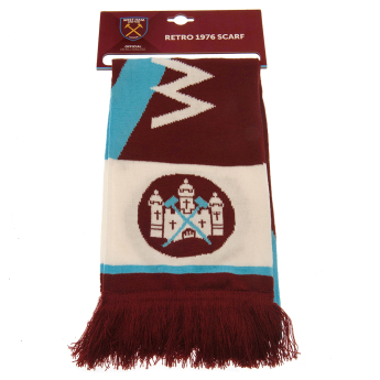 West Ham United szalik zimowy Retro 1976