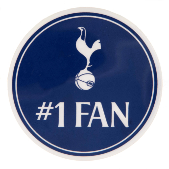 Tottenham naklejka Single Car Sticker No. 1 Fan