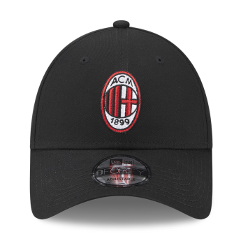 AC Milan czapka baseballówka 9Forty Core black
