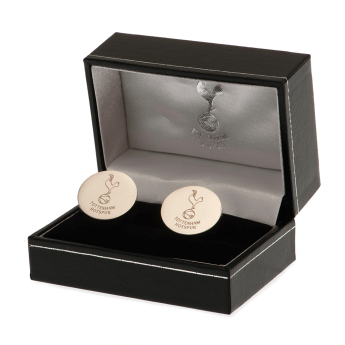 Tottenham spinki mankietowe Stainless Steel Round Cufflinks