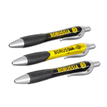 Borusia Dortmund zestaw długopisów 3 pack
