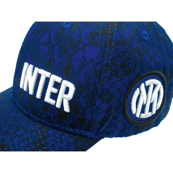 Inter Milan czapka baseballówka navy text