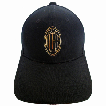 AC Milan czapka baseballówka crest gold