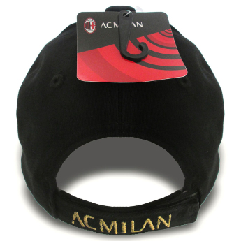 AC Milan czapka baseballówka crest gold