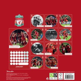Liverpool kalendarz 2024 Legends