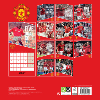 Manchester United kalendarz 2024 Legends