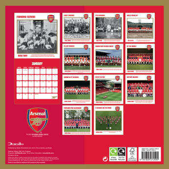 Arsenal kalendarz 2024 Legends