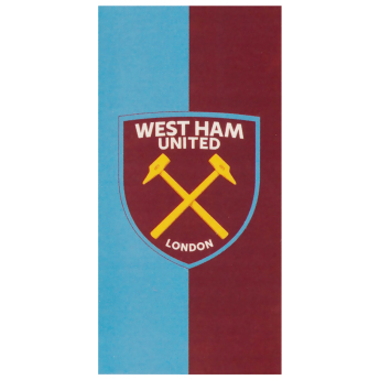 West Ham United ręcznik plażowy Claret Sky