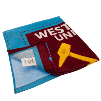 West Ham United ręcznik plażowy Claret Sky
