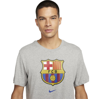 Barcelona koszulka męska Crest grey