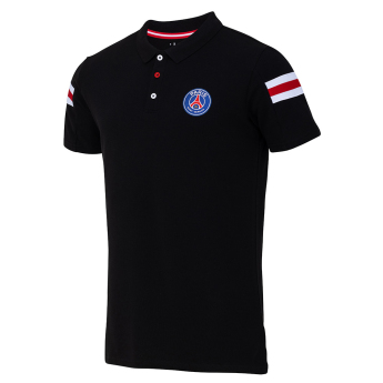 Paris Saint Germain męska koszulka polo Sleeve Stripe black