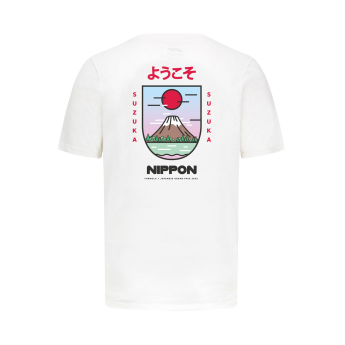 Formuła 1 koszulka męska Japan white 2023