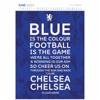 Chelsea kalendarz Deluxe 2024
