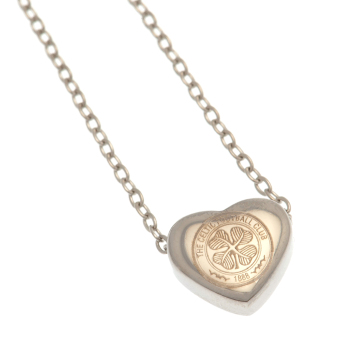 FC Celtic naszyjnik Stainless Steel Heart Necklace