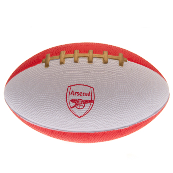 Arsenal minipiłka do futbolu amerykańskiego red and white