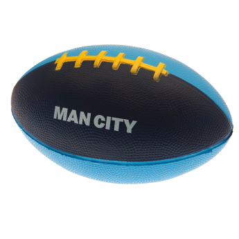 Manchester City minipiłka do futbolu amerykańskiego navy blue and sky blue