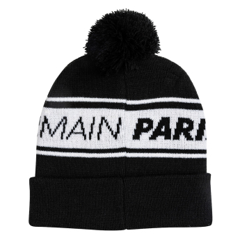 Paris Saint Germain czapka zimowa dziecięca Pompon black
