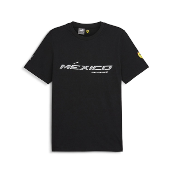 Ferrari koszulka męska Mexico GP black F1 Team 2023