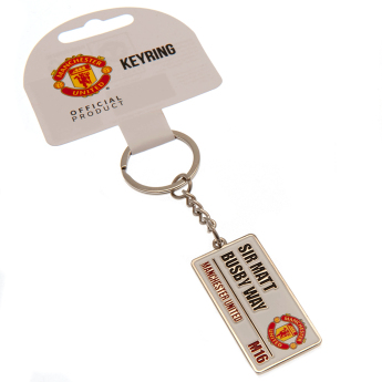 Manchester United brelok do kluczy Embossed Street Sign