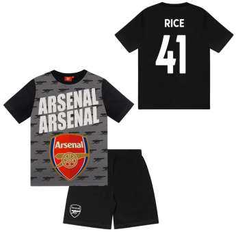 Arsenal piżama dziecięca Text Rice