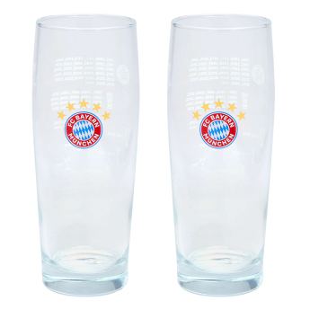 Bayern Monachium zestaw szklanek Crest