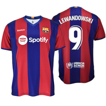 Robert Lewandowski piłkarska koszulka meczowa replica 23/24 Home Lewandowski