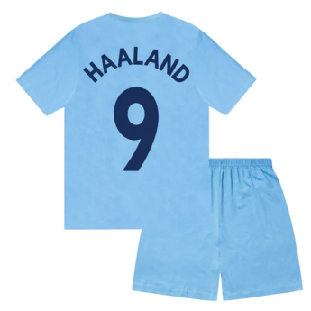 Manchester City piżama dziecięca Text Haaland