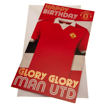 Manchester United życzenia urodzinowe Retro - Hope you have a great day!