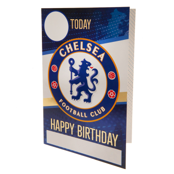 Chelsea kartka urodzinowa z naklejkami Have a great day, you”re a true blue!