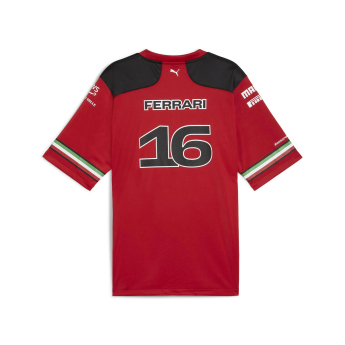 Ferrari koszulka męska Leclerc Football F1 Team 2023